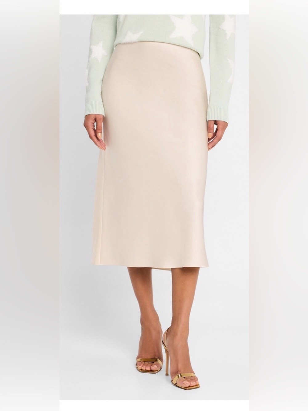 Rachel Zoe beige  Midi Skirt